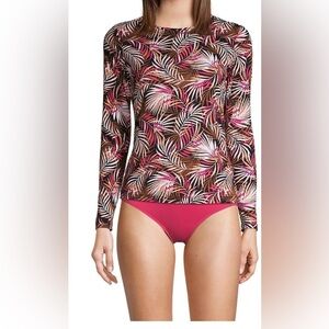 Lands End RashGuard Swim Tee Small 6-8